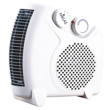 Niklas Up&Down - Termoventilatore caldobagno scaldino 2000 W Niklas Bianco