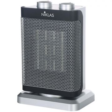 Niklas Tekno - Termoventilatore Ceramico 1500W Niklas Grigio 10%