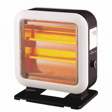 Niklas Double Face - Stufa elettrica al quarzo 1600 W Niklas Nero