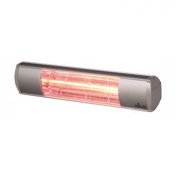 Niklas Sole Mezzanotte - Stufa elettrica da esterno, termopatio infrarossi 2000 W Niklas Grigio 50%
