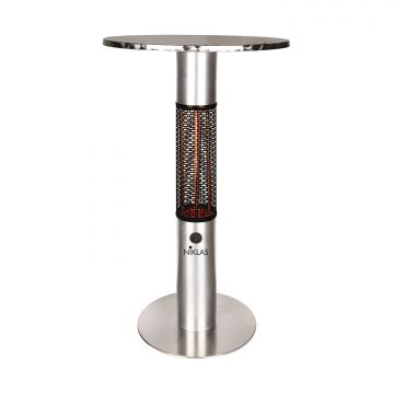 Niklas Sole Mezzanotte - Termotavolo da esterno 1500W Niklas Grigio 10%