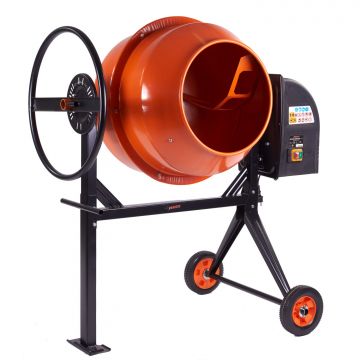 Betoniera Brixo Mixer Basic 550 W 130 Lt Brixo Arancione