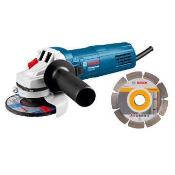 Smerigliatrice Bosch 750W Con Disco Diamantato Bosch Turchese