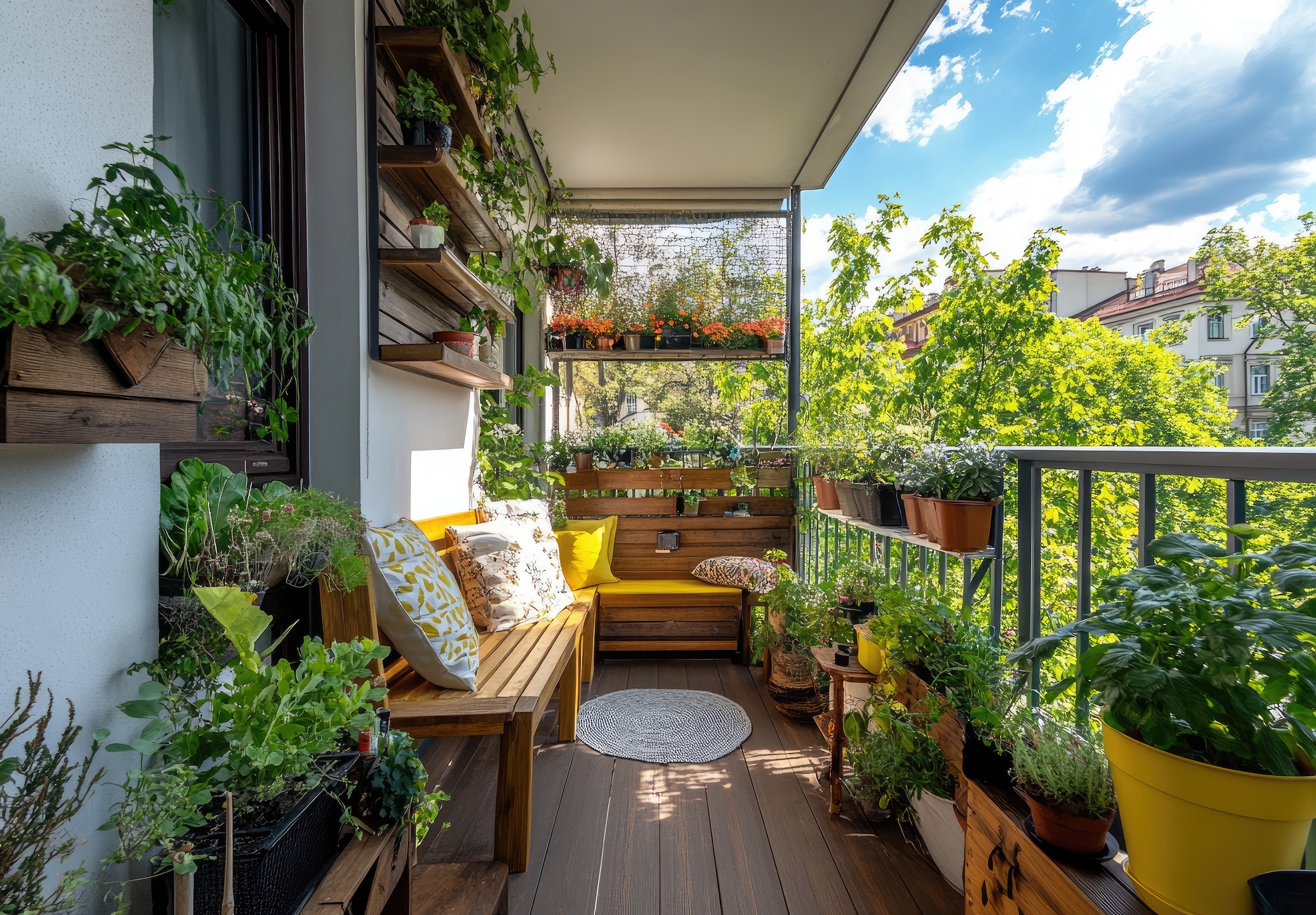 come arredare un balcone piccolo
