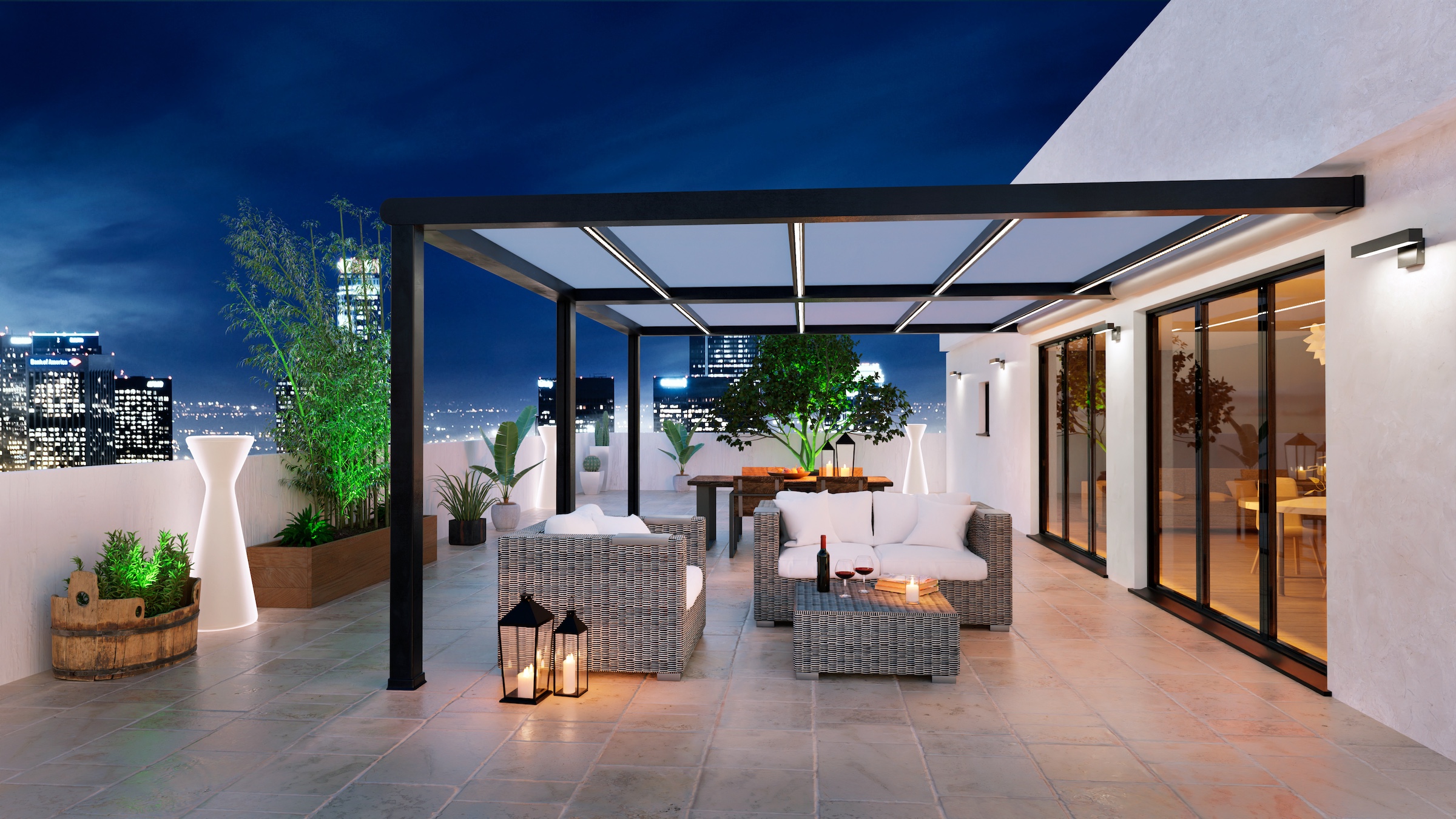 come arredare il terrazzo